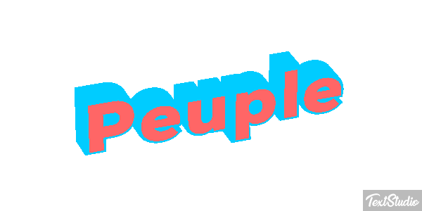 Peuple Effet de texte