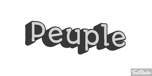 Peuple Effet de texte