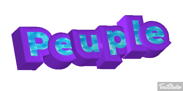 Peuple Effet de texte