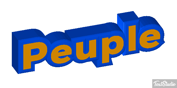 Peuple Effet de texte