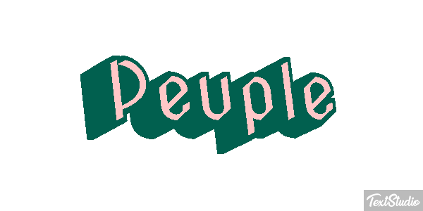 Peuple Effet de texte