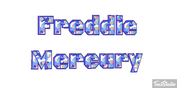 Freddie Mercury Text effect
