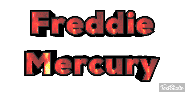 Freddie Mercury Text effect