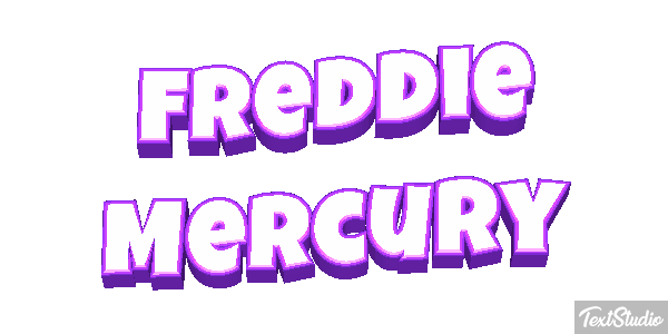 Freddie Mercury Text effect