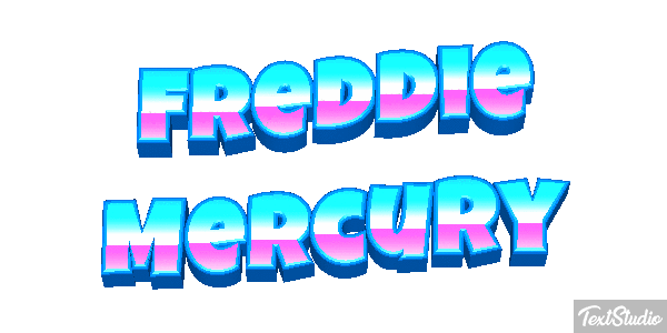 Freddie Mercury Text effect
