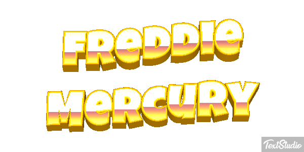 Freddie Mercury Text effect