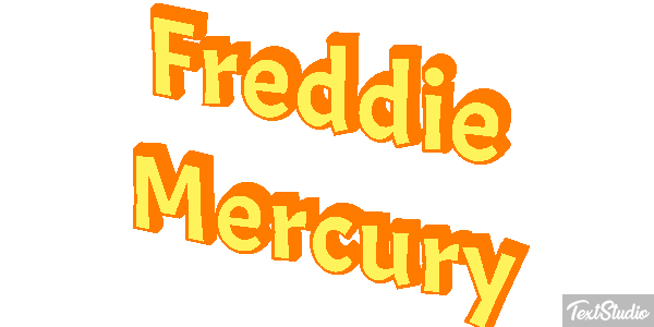 Freddie Mercury Text effect