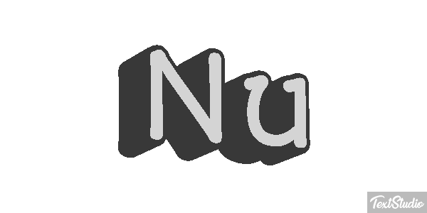 Ñu Efecto de texto