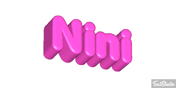 Nini Tekst effect