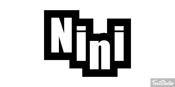 Nini Tekst effect