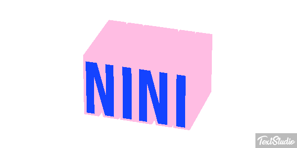 Nini Tekst effect