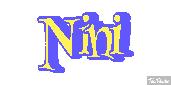 Nini Tekst effect