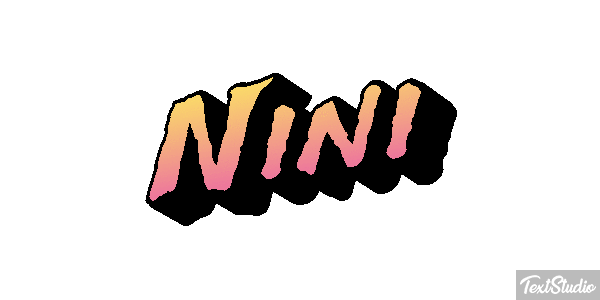 Nini Tekst effect