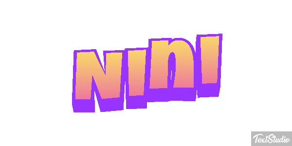 Nini Tekst effect