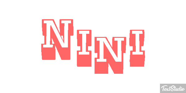 Nini Tekst effect