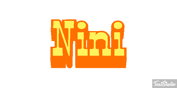 Nini Tekst effect