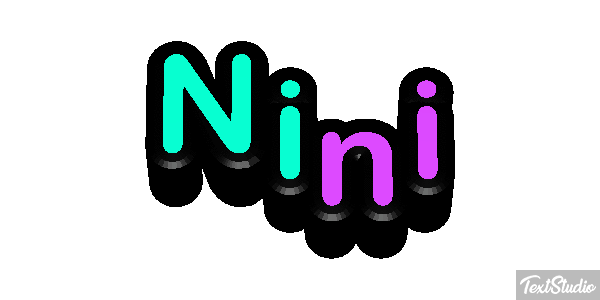 Nini Tekst effect