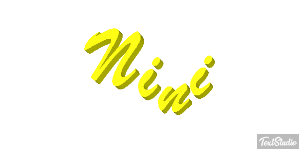 Nini Tekst effect