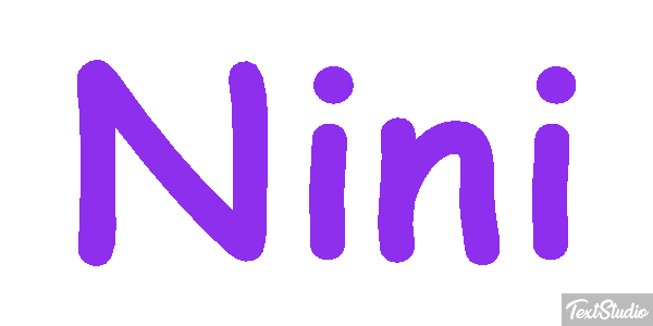 Nini Tekst effect