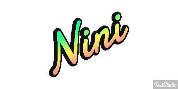 Nini Tekst effect