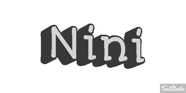 Nini Tekst effect