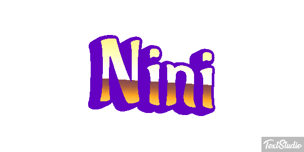 Nini Tekst effect