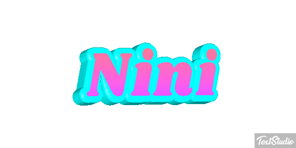 Nini Tekst effect