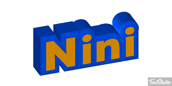 Nini Tekst effect