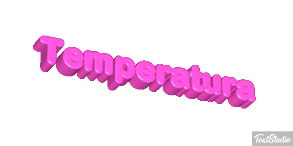 Temperatura Efeito do texto