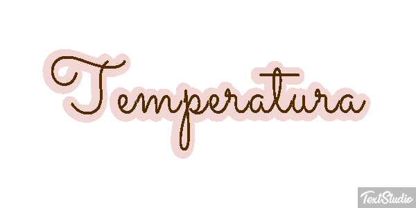 Temperatura Efeito do texto