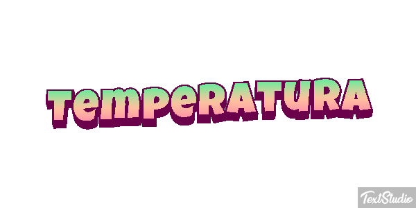 Temperatura Efeito do texto