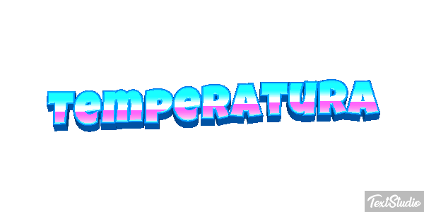 Temperatura Efeito do texto