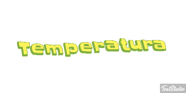 Temperatura Efeito do texto