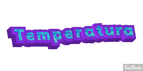 Temperatura Efeito do texto