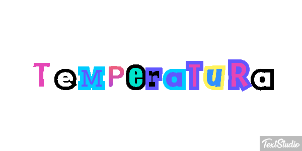 Temperatura Efeito do texto