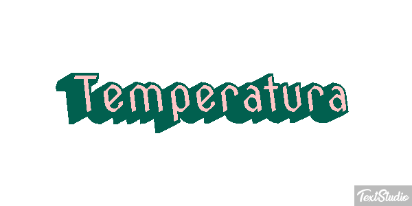 Temperatura Efeito do texto