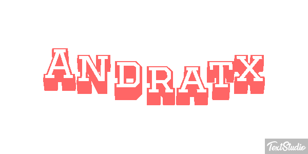 Andratx Текстовый эффект