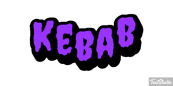 Kebab Text effect