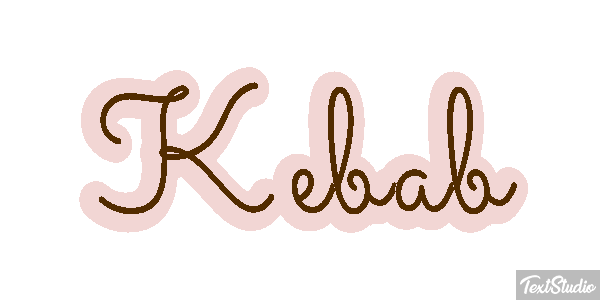 Kebab Text effect