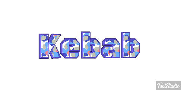 Kebab Text effect