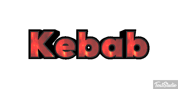 Kebab Text effect