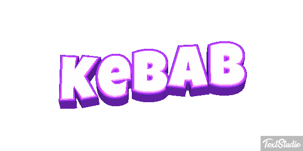 Kebab Text effect