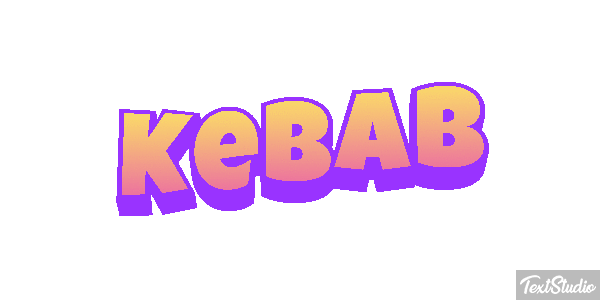 Kebab Text effect