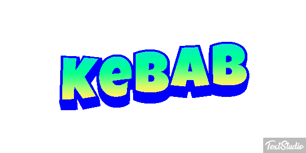 Kebab Text effect