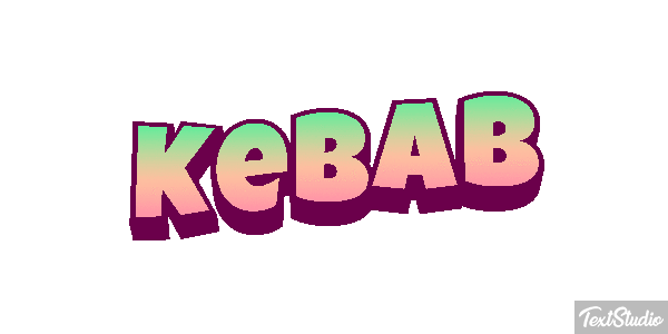 Kebab Text effect