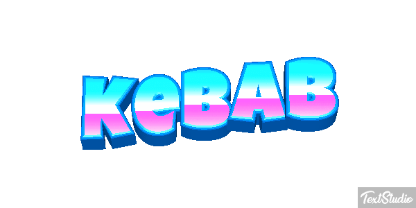Kebab Text effect