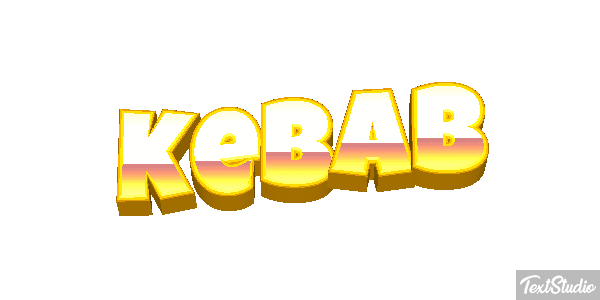 Kebab Text effect