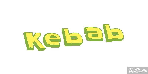 Kebab Text effect