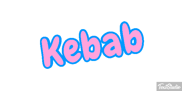 Kebab Text effect