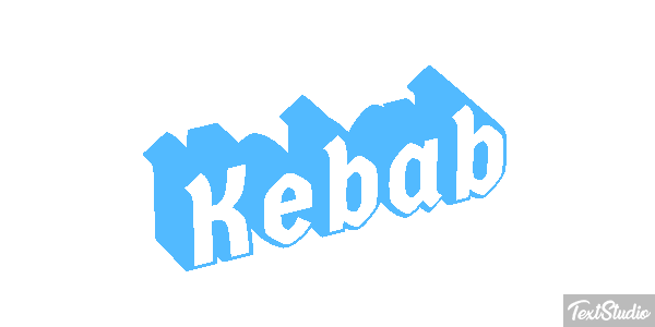 Kebab Text effect